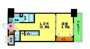 グランルクレ新大阪の物件間取画像